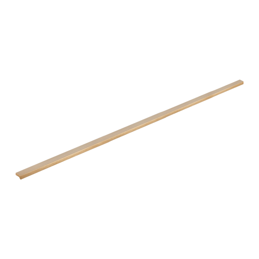 Momo Angle Pull Handle 640mm in Brushed Dark Brass