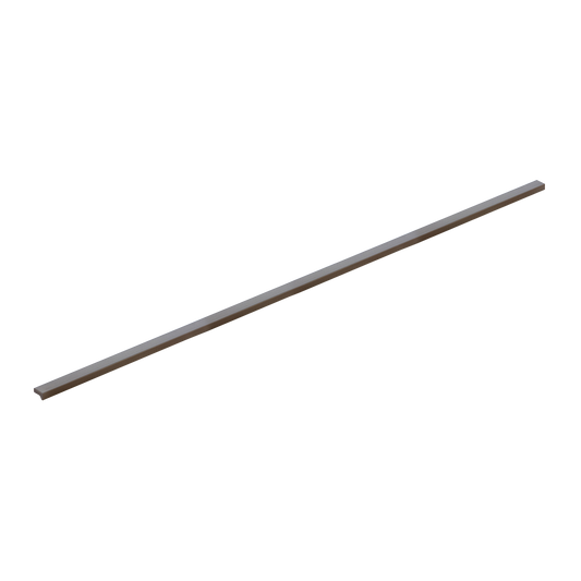 Momo Angle Pull Handle 640mm in Metallic Golden Brown