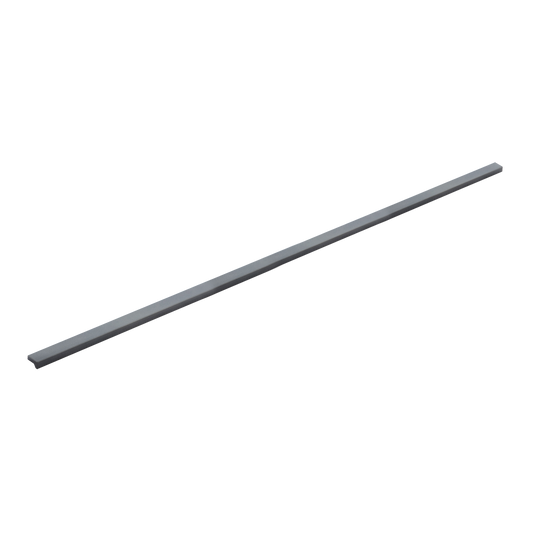 Momo Angle Pull Handle 640mm in Metallic Grey