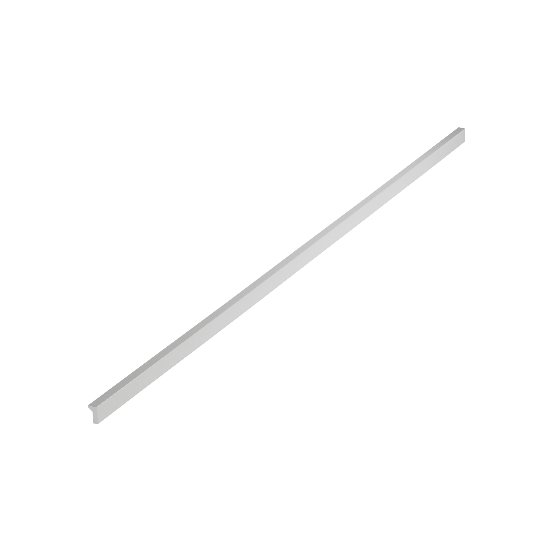 Momo Angle Pull Handle 640mm in Matt White (2)