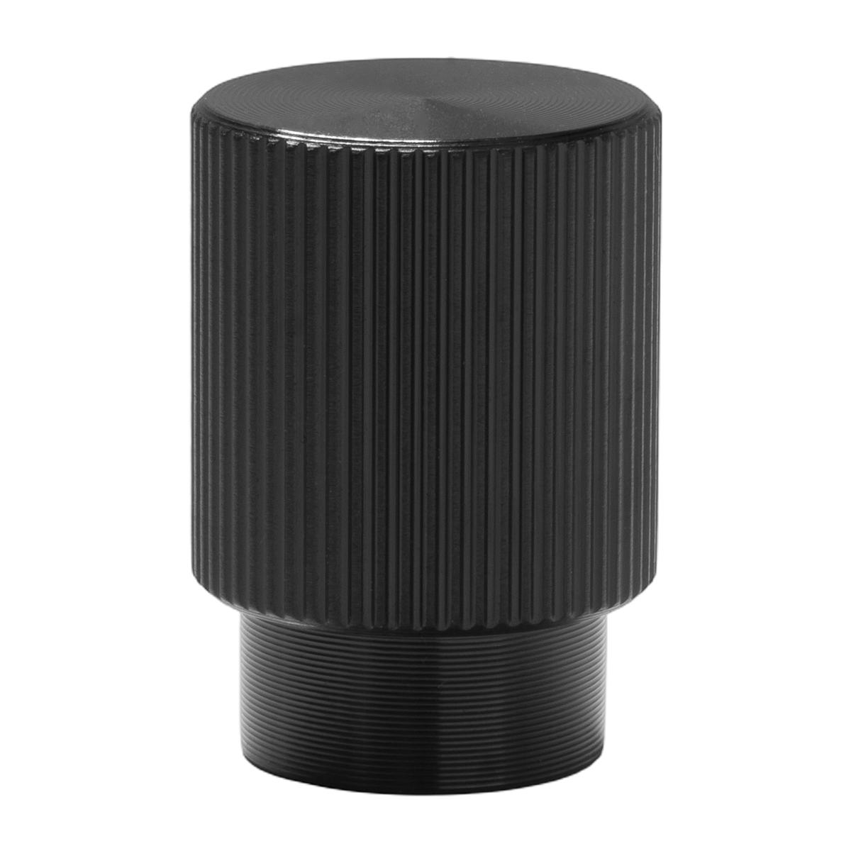 Momo Arpa Round Knob 22mm in Brushed Black (1)