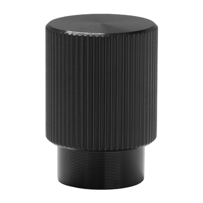 Momo Arpa Round Knob 22mm in Brushed Black (1)