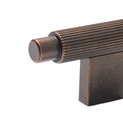 Momo Arpa T Knob 70mm in Antique Brass (2)