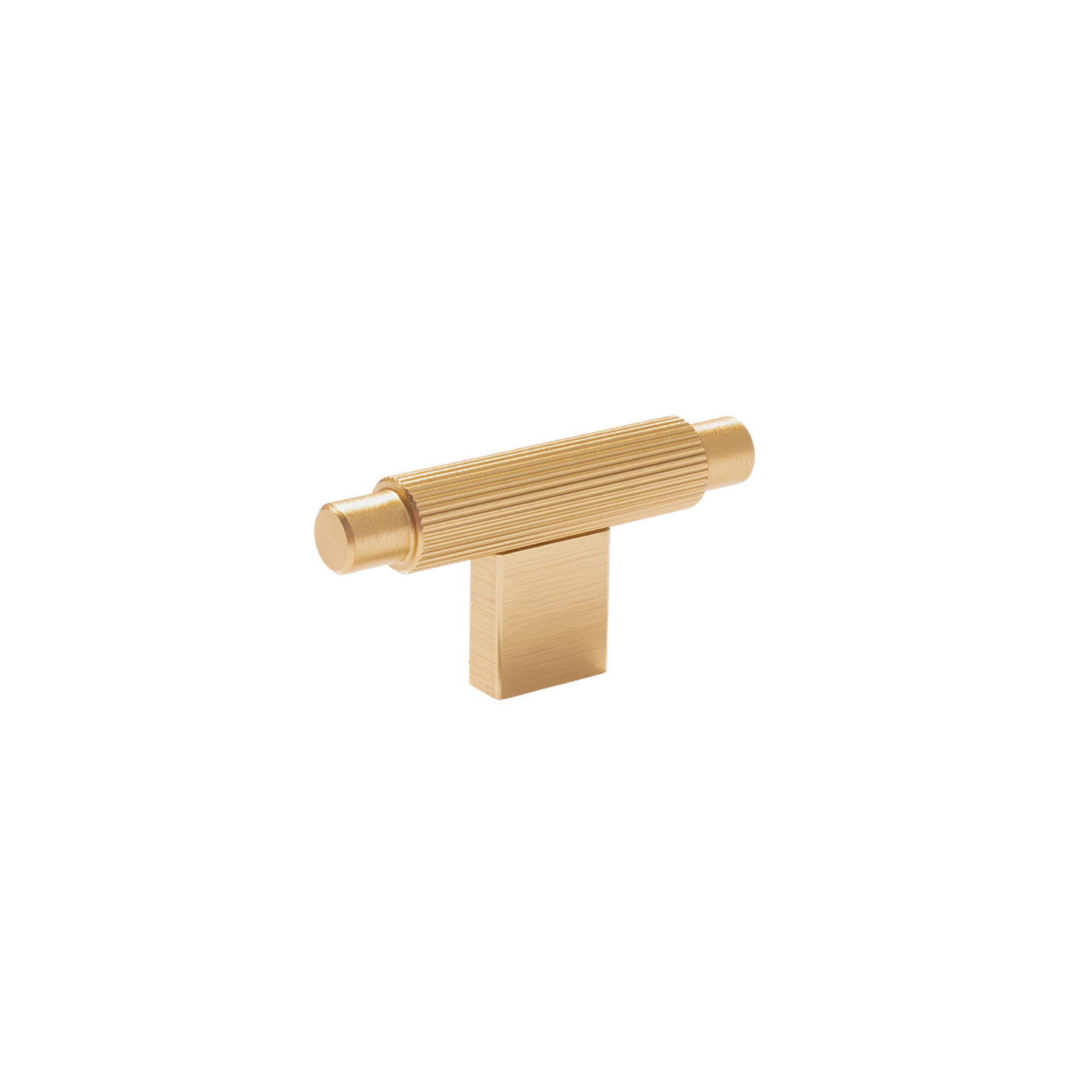 Momo Arpa T Knob 70mm In Brushed Dark Brass
