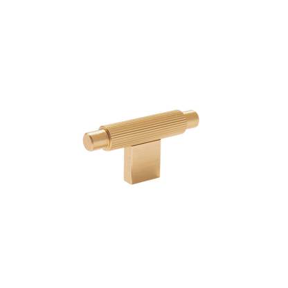 Momo Arpa T Knob 70mm In Brushed Dark Brass