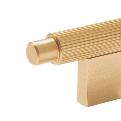 Momo Arpa T Knob 70mm in Brushed Dark Brass (2)