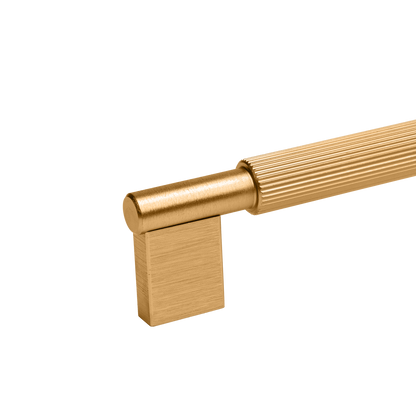 Momo Arpa D Handle 320mm in Brushed Dark Brass (2)