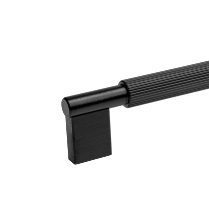 Momo Arpa D Handle 192mm in Brushed Black (2)