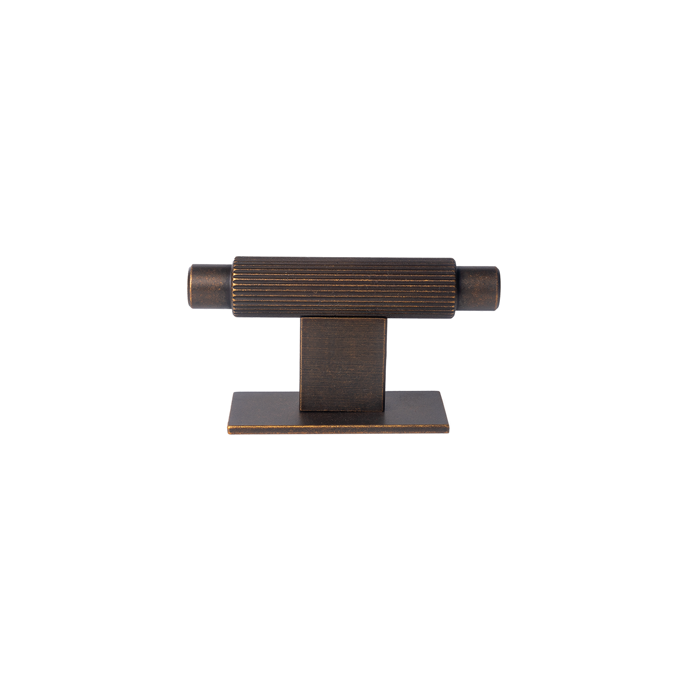 Momo Arpa T Knob And Backplate 70mm In Antique Brass (1)