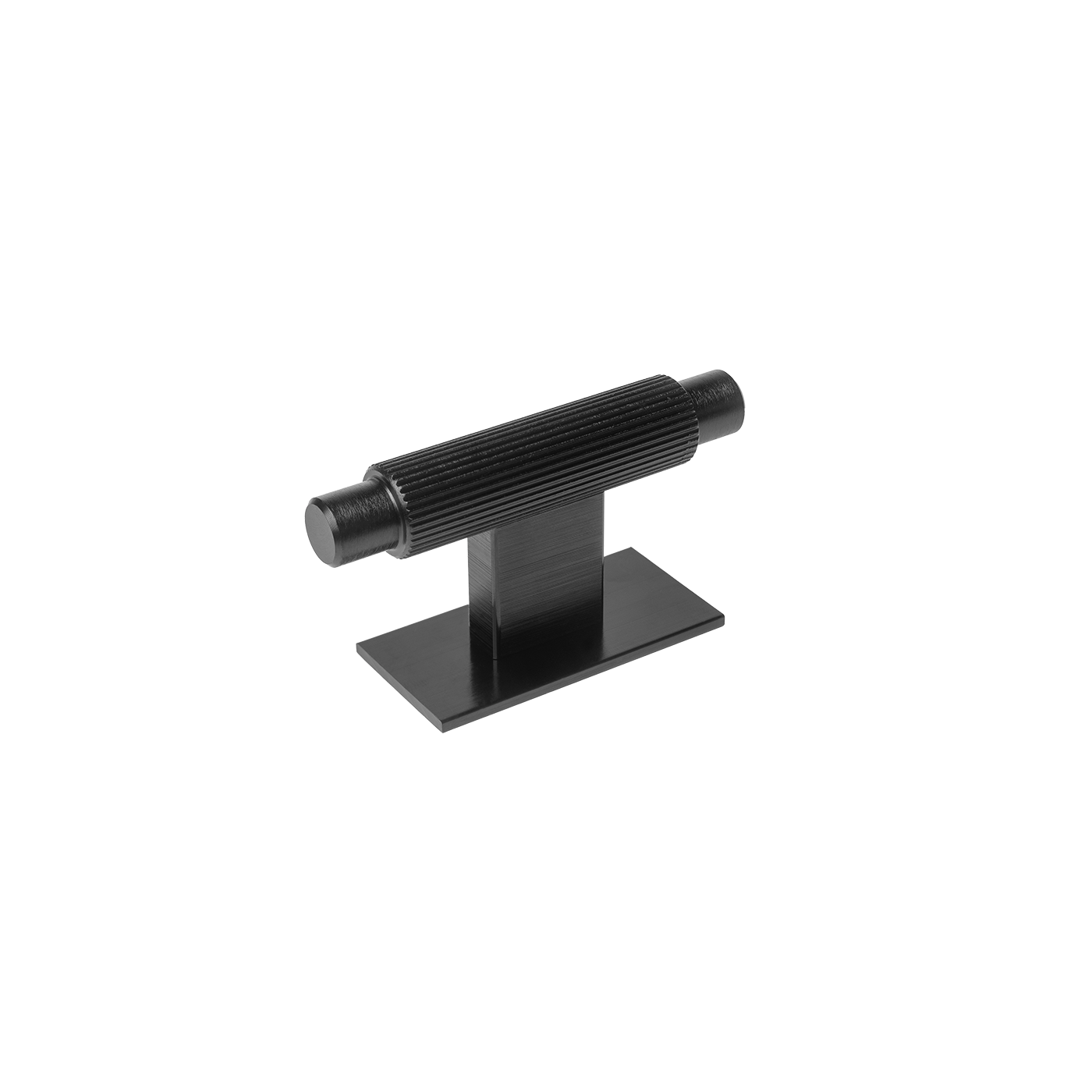 Momo Arpa T Knob and Backplate 70mm In Brushed Black