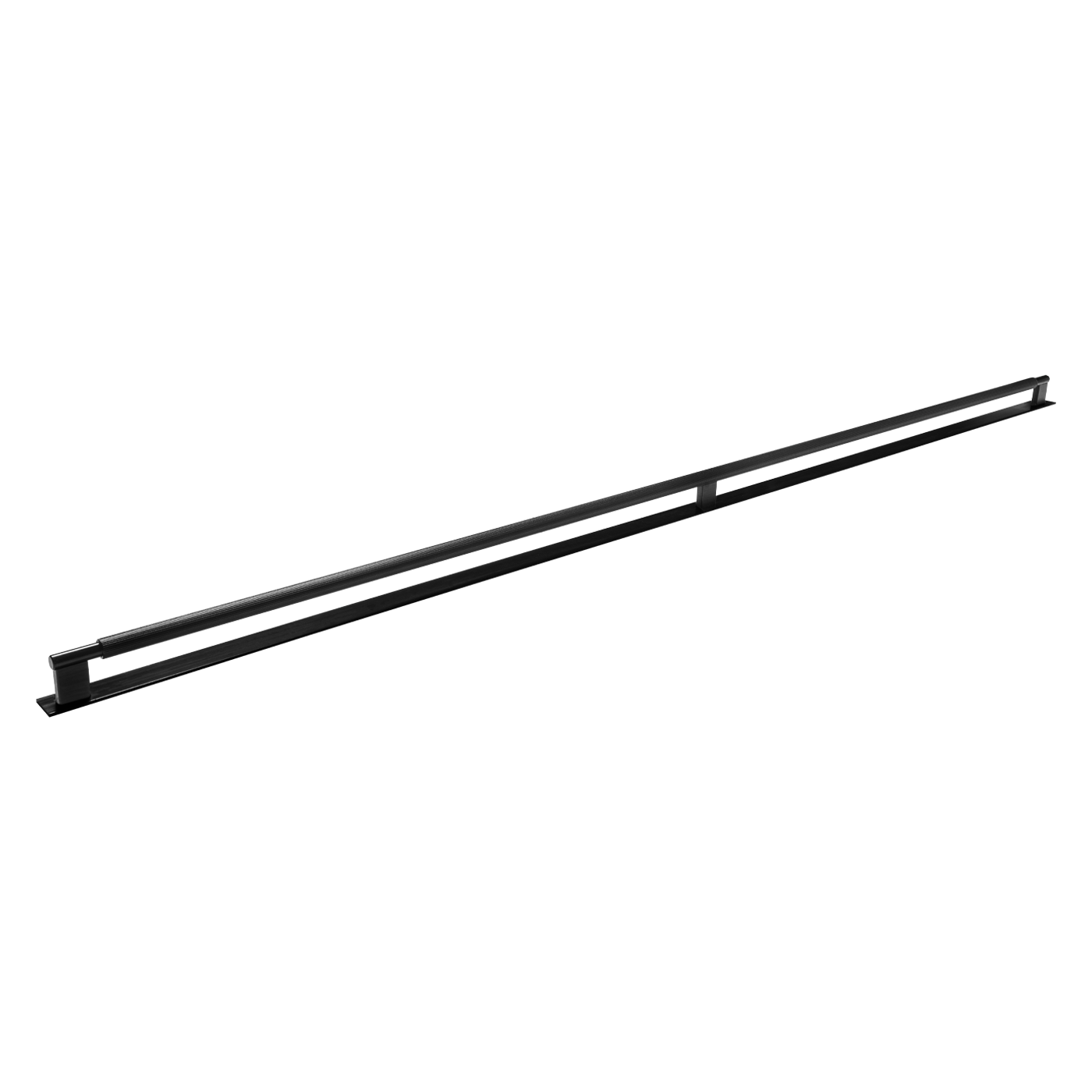 Momo Arpa D Handle and Backplate 1178mm In Brushed Black