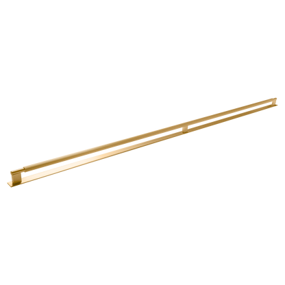 Momo Arpa D Handle and Backplate 1178mm In Brushed Dark Brass