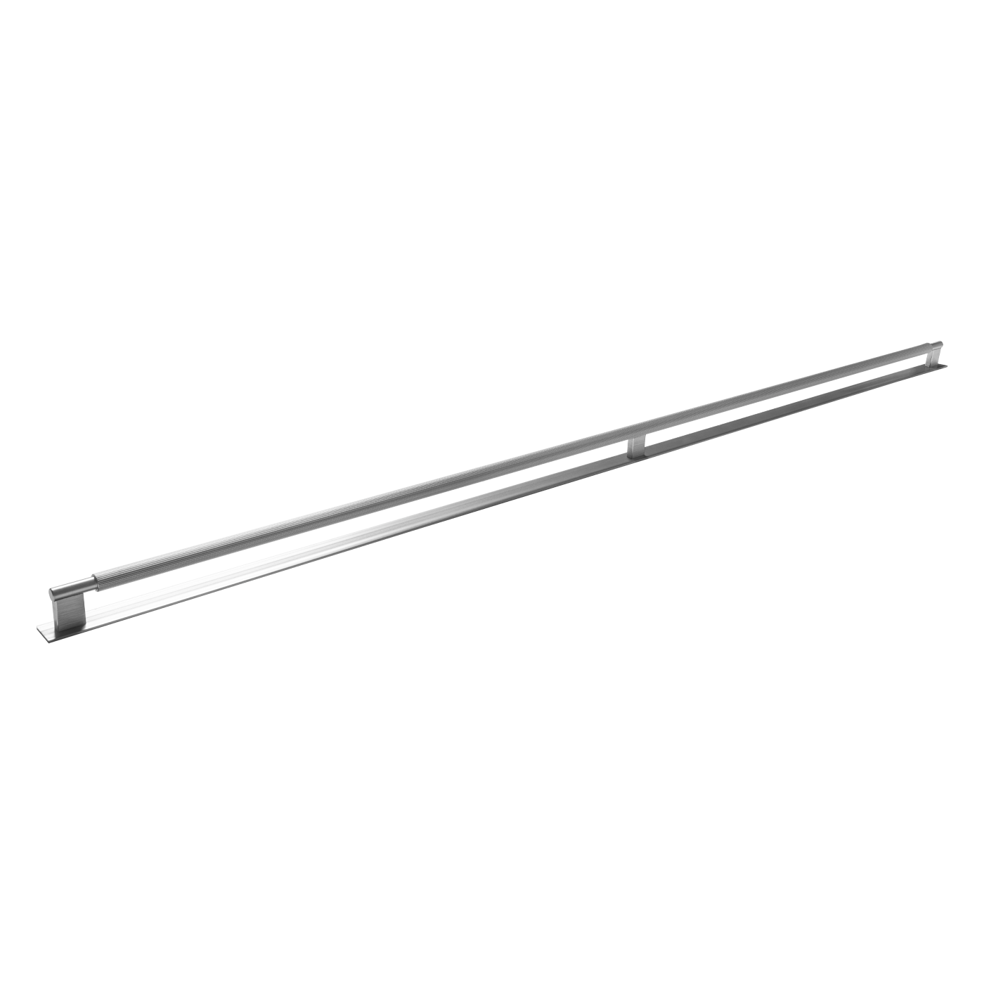 Momo Arpa D Handle and Backplate 1178mm In Dull Brushed Nickel