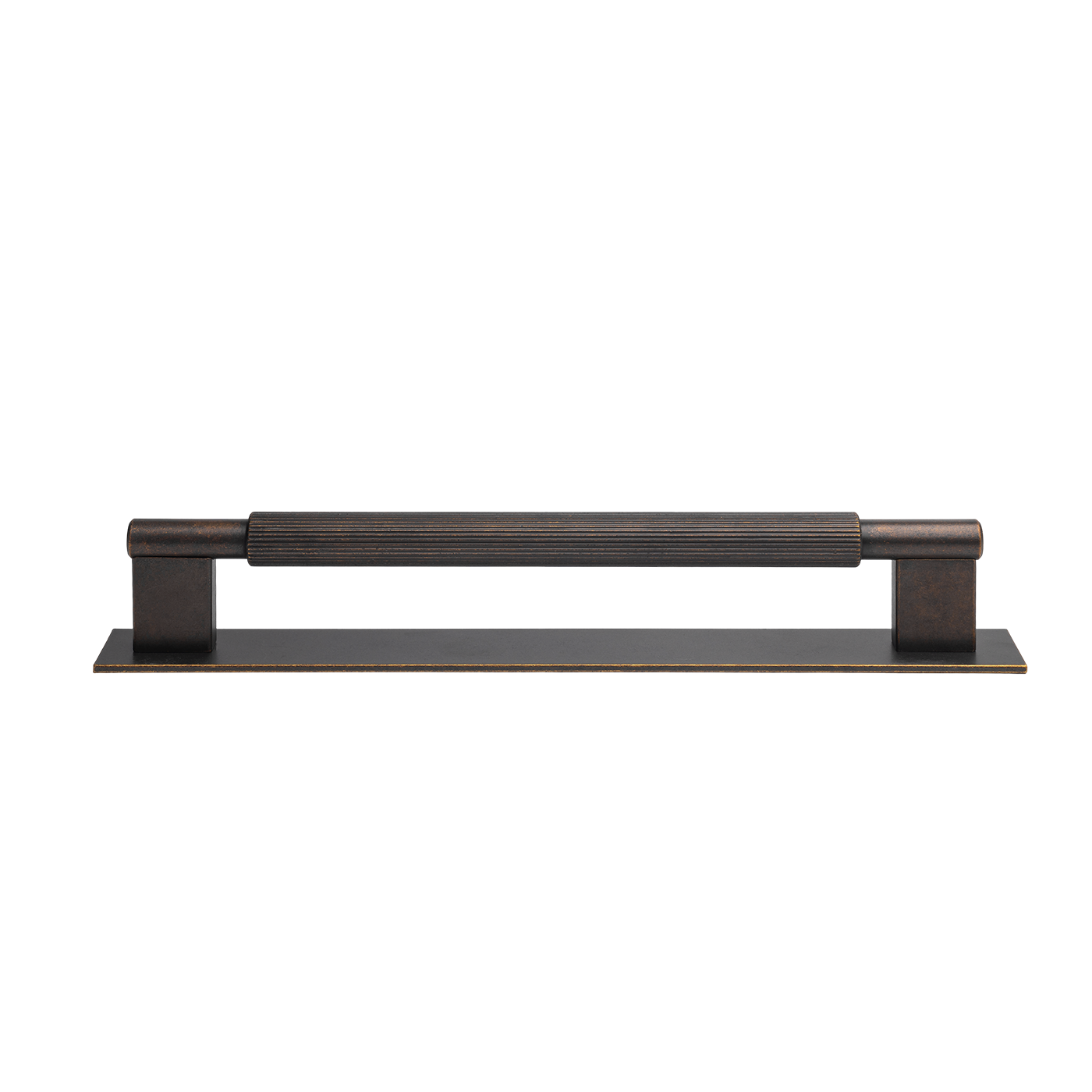 Momo Arpa D Handle And Backplate 192mm In Antique Brass (1)