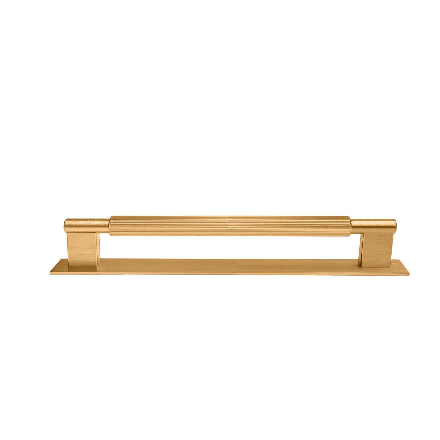 Momo Arpa D Handle and Backplate 192mm In Brushed Dark Brass (1)