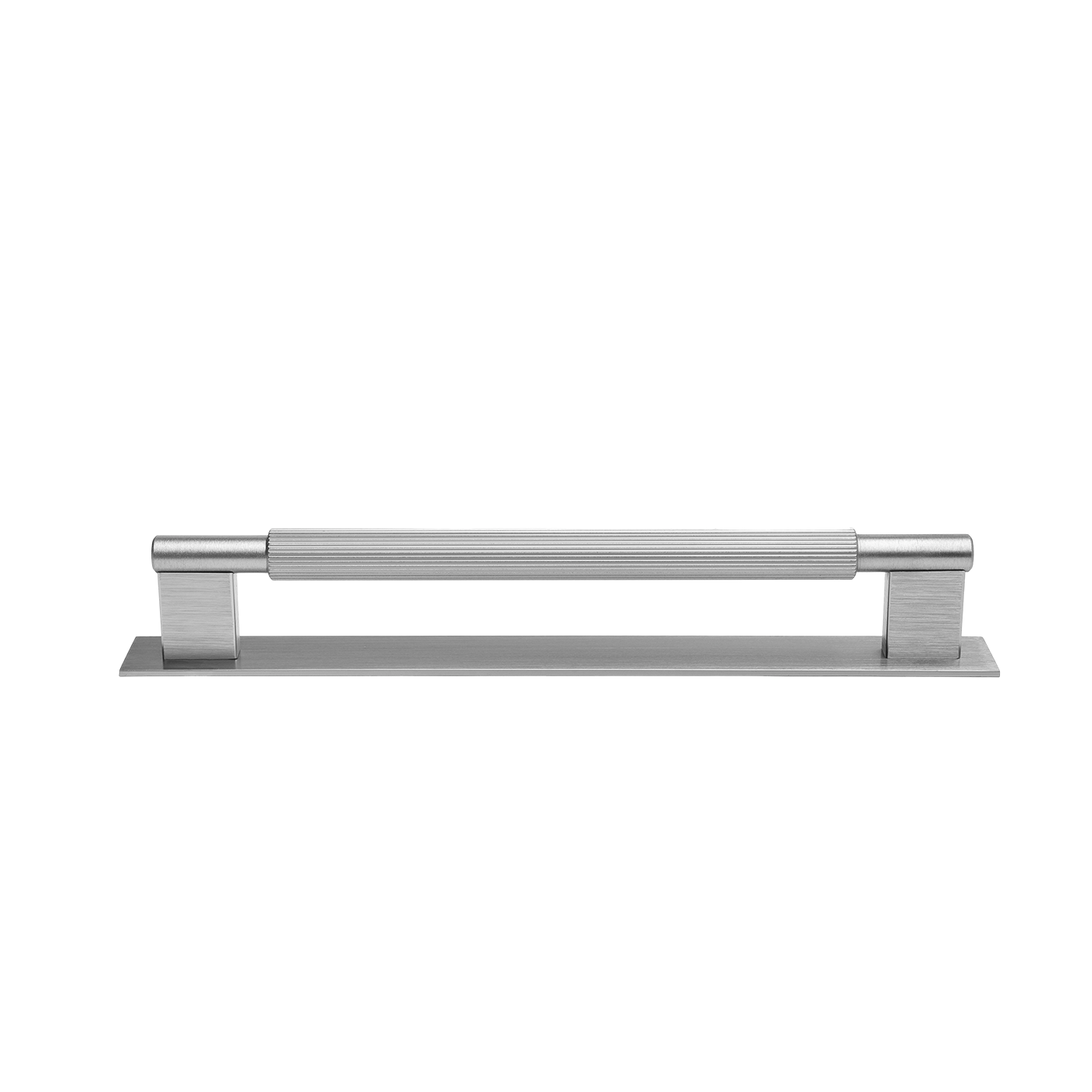 Momo Arpa D Handle and Backplate 192mm In Dull Brushed Nickel (1)