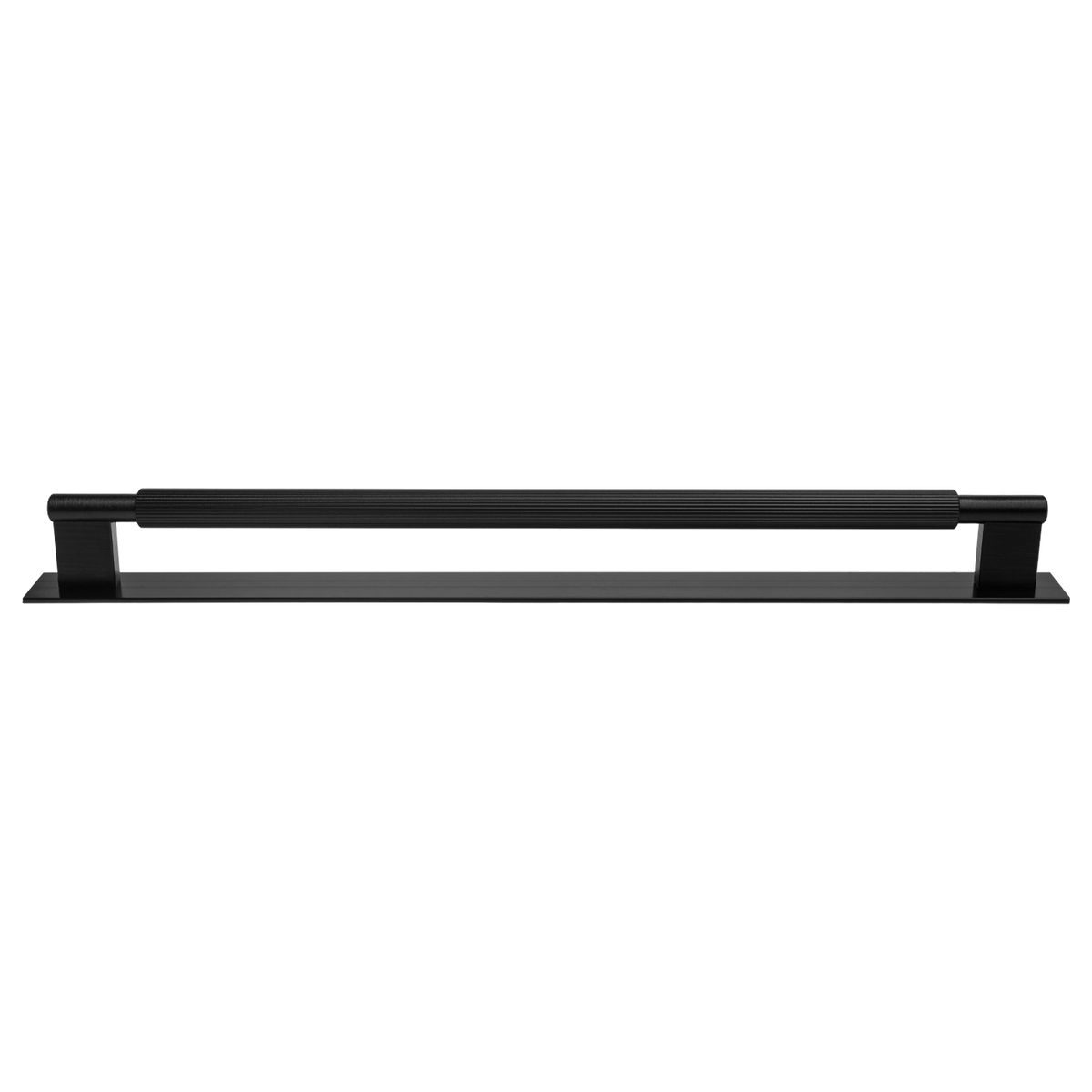 Momo Arpa D Handle and Backplate 320mm In Brushed Black (1)
