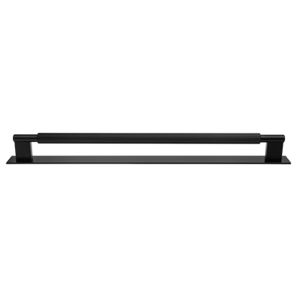 Momo Arpa D Handle and Backplate 320mm In Brushed Black (1)