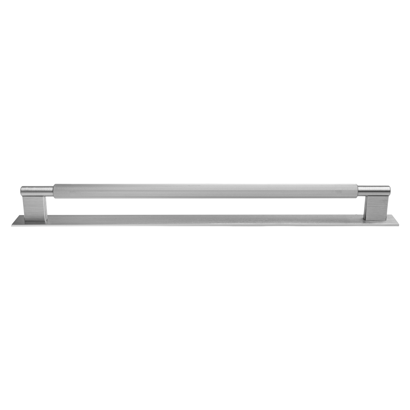 Momo Arpa D Handle and Backplate 320mm In Dull Brushed Nickel (1)