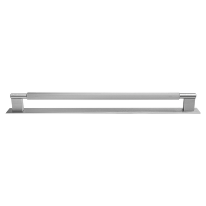 Momo Arpa D Handle and Backplate 320mm In Dull Brushed Nickel (1)