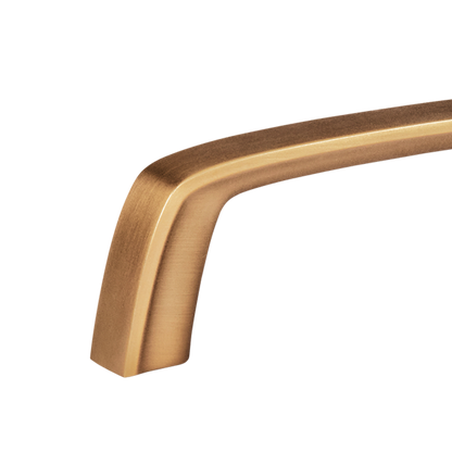 Momo Acuto D Handle 160mm in Brushed Satin Brass (2)