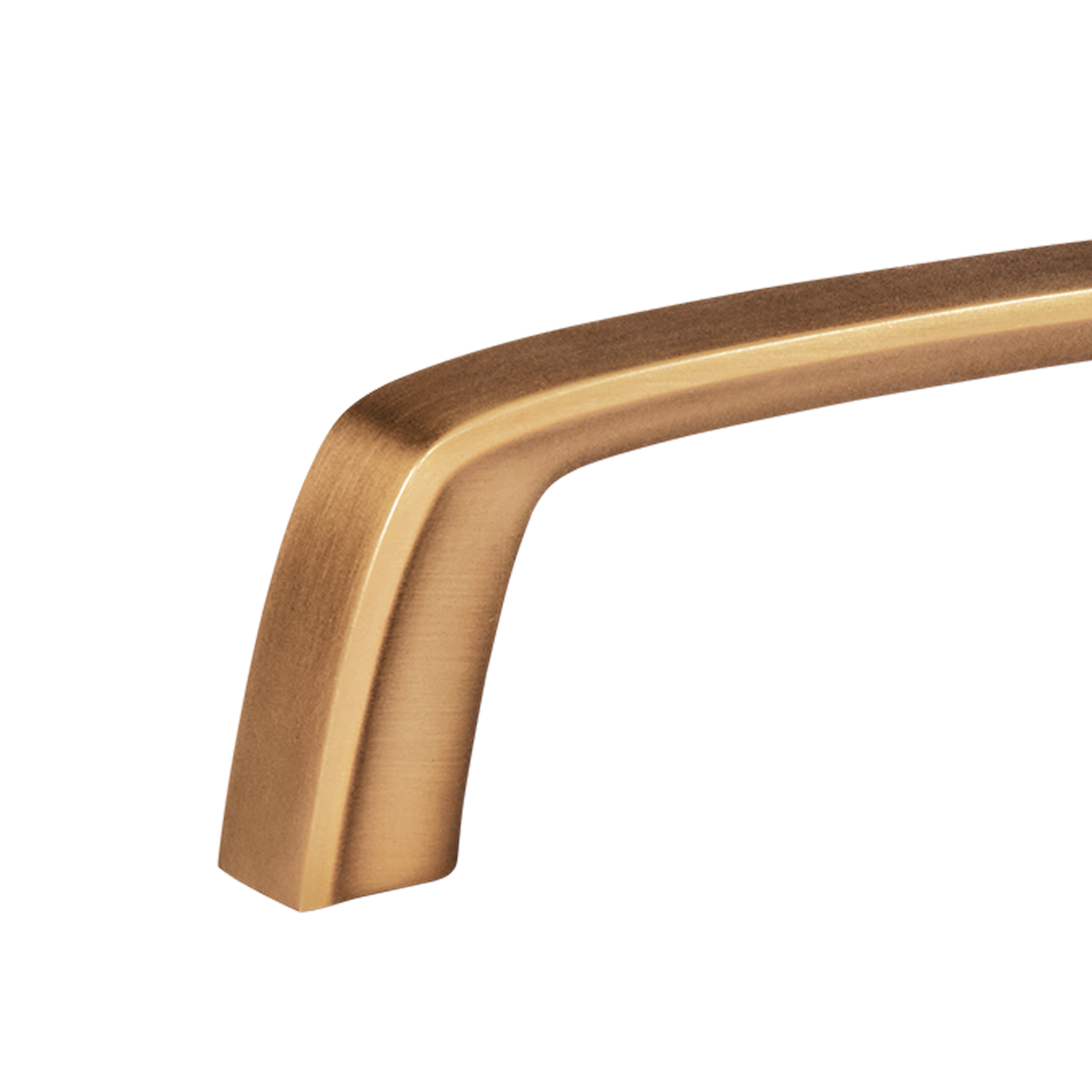 Momo Acuto D Handle 320mm in Brushed Satin Brass (2)
