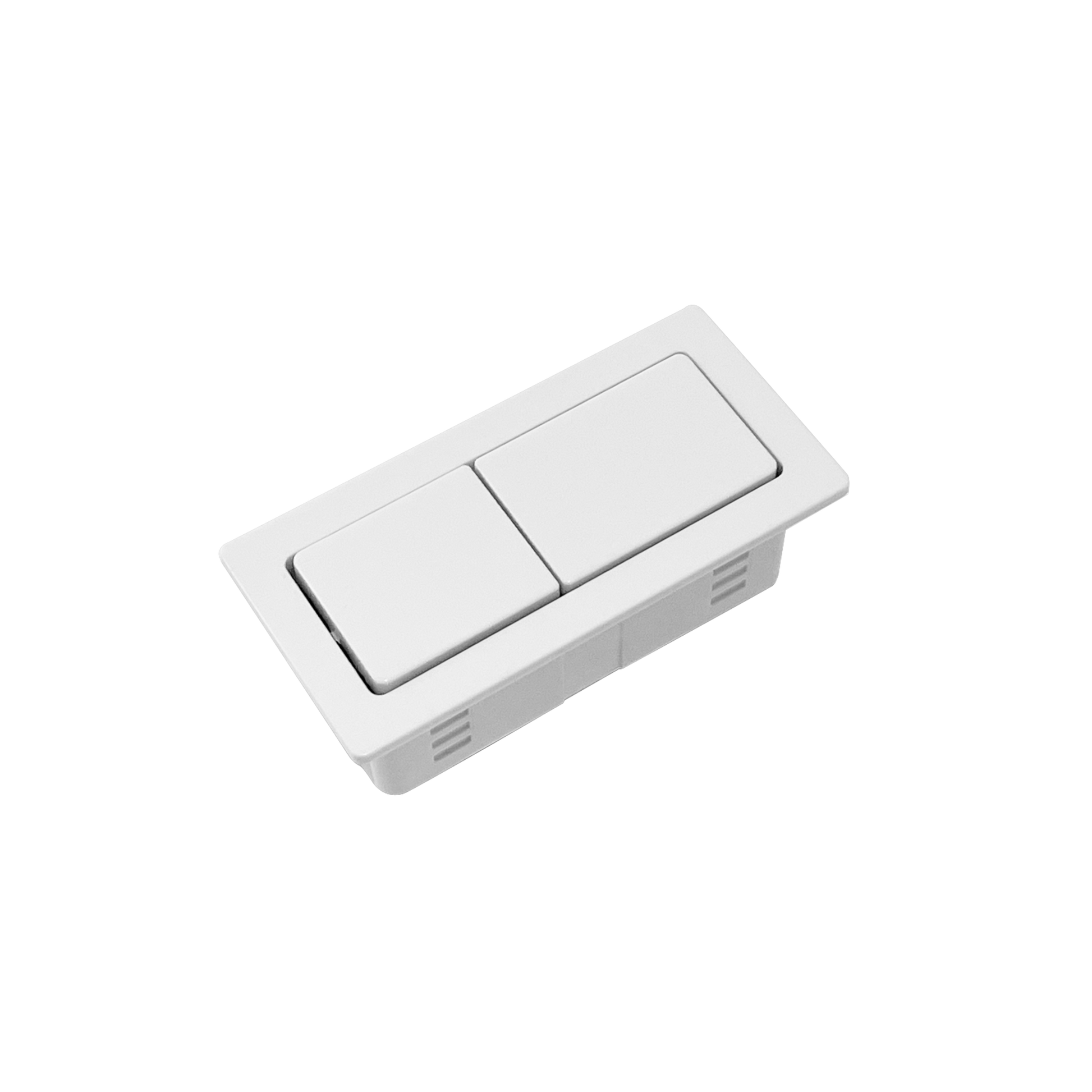 Gloss White Back To Wall Cistern Buttons