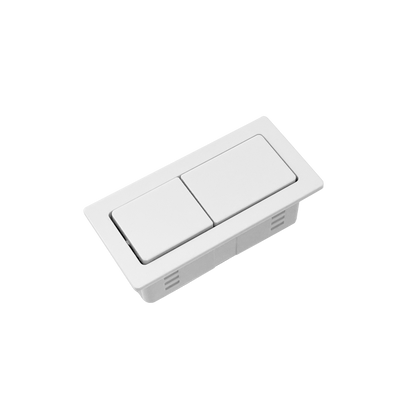 Gloss White Back To Wall Cistern Buttons