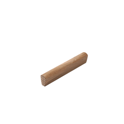 Momo Airlie Timber Pull Handle 150mm In Raw American Oak