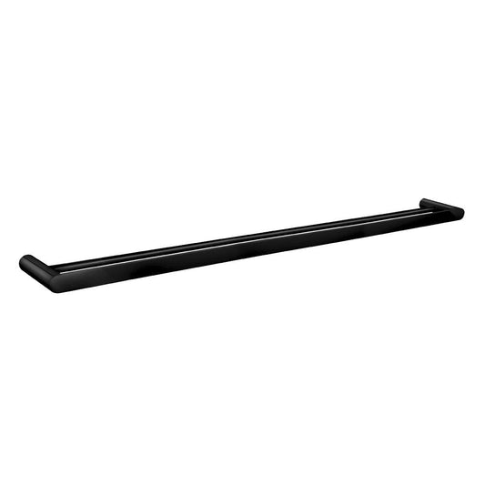 Bellino High Gloss Black 801mm Single Towel Rail