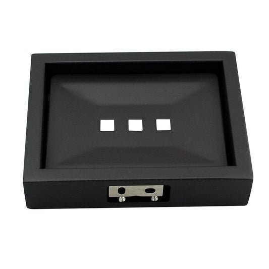 Cavallo Matte Black Square Soap Dish