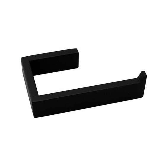 Cavallo Matte Black Square Toilet Roll Holder