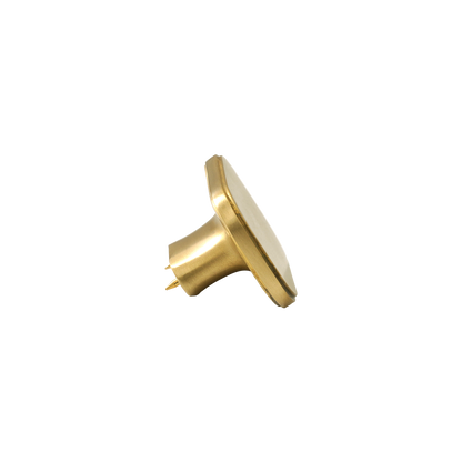 Momo Aspen Knob Solid Brass 40mm in Brushed Satin Brass (1)