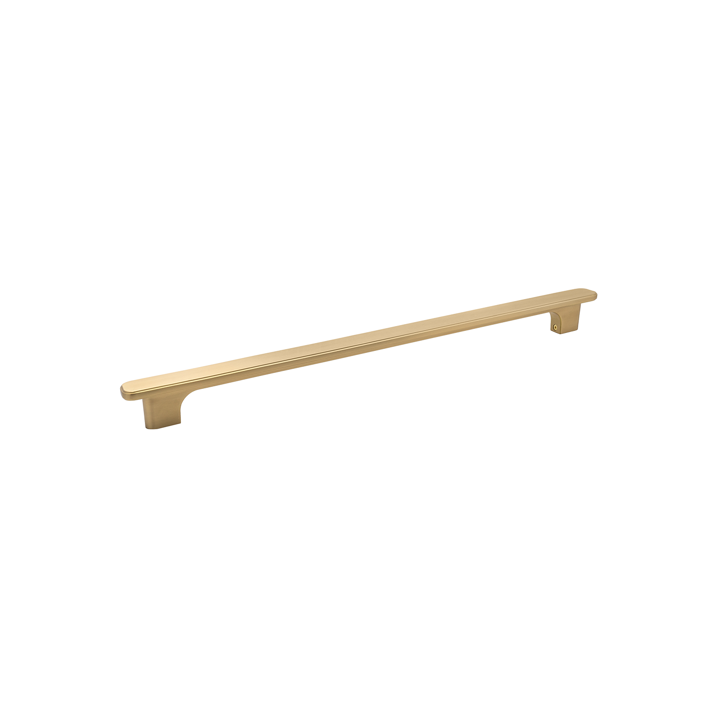 Momo Aspen Solid Brass Entrance Pull Handle In Brushed Satin Brass