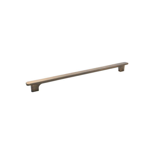 Momo Aspen Solid Brass Entrance Pull Handle In Dark Brushed Brass