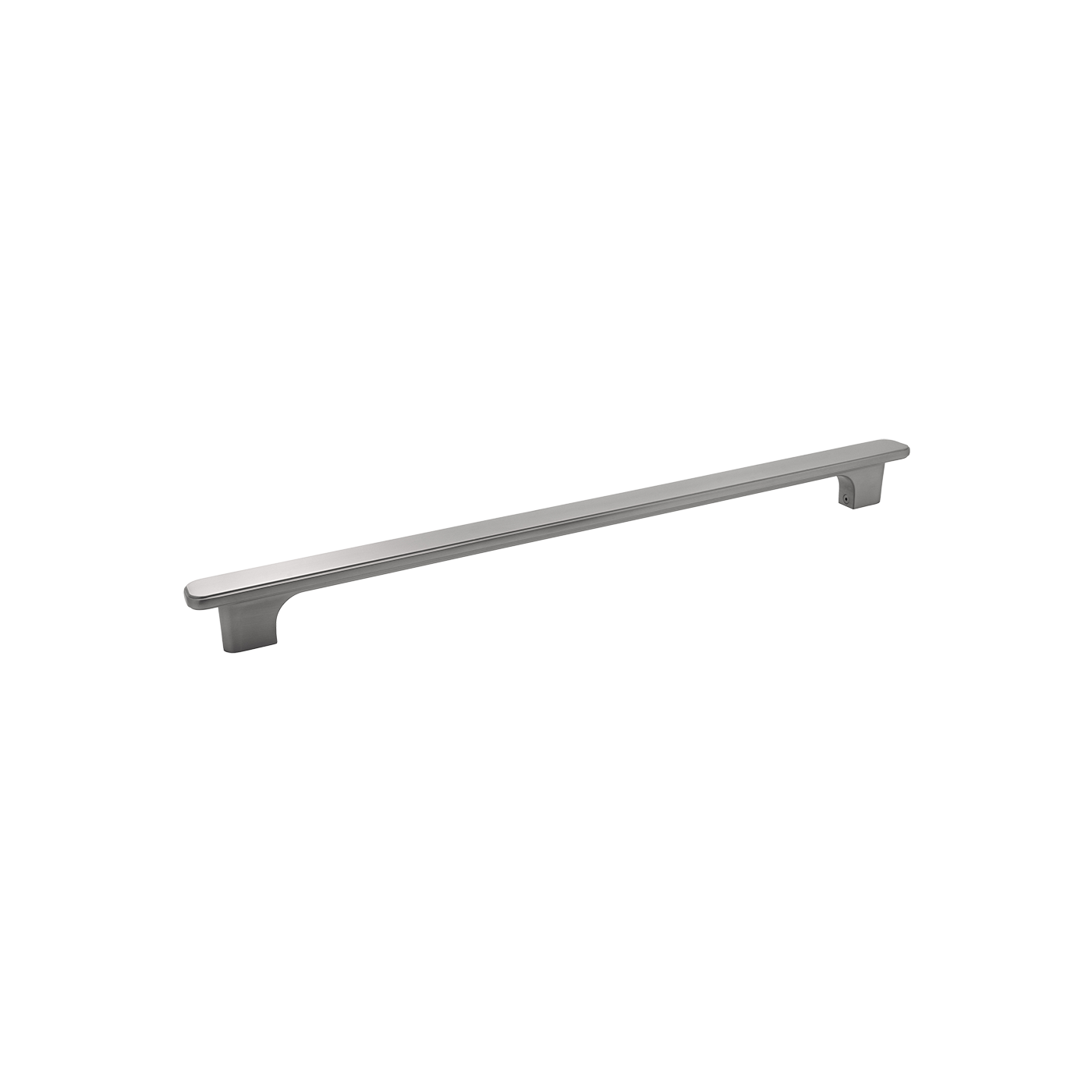 Momo Aspen Solid Brass Entrance Pull Handle In Dull Brushed Nickel