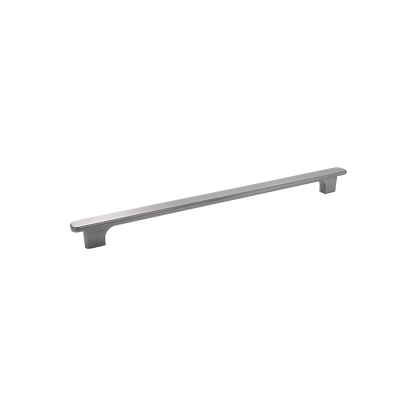 Momo Aspen Solid Brass Entrance Pull Handle In Dull Brushed Nickel