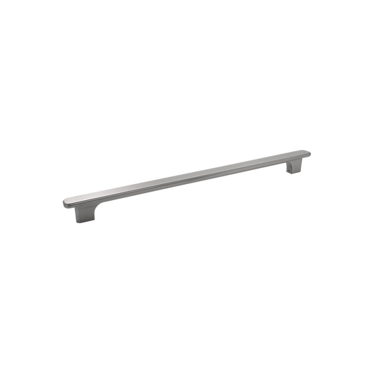Momo Aspen Solid Brass Entrance Pull Handle In Dull Brushed Nickel