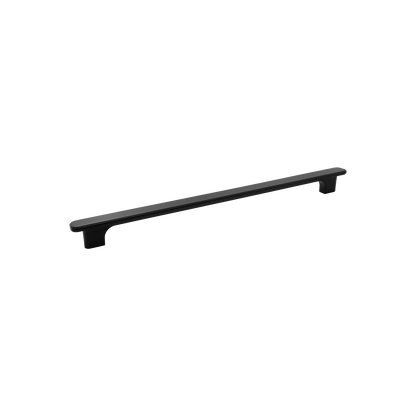 Momo Aspen Solid Brass Entrance Pull Handle In Matt Black