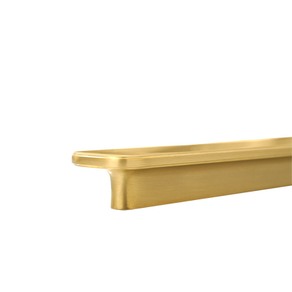 Momo Aspen Pull Handle Solid Brass 160mm in Brushed Satin Brass (2)