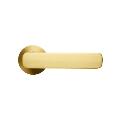 Momo Aspen Solid Brass Mortice Lock Privacy Lever Set In Brushed Satin Brass (1)