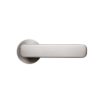 Momo Aspen Solid Brass Mortice Lock Passage Lever Set In Dull Brushed Nickel (1)