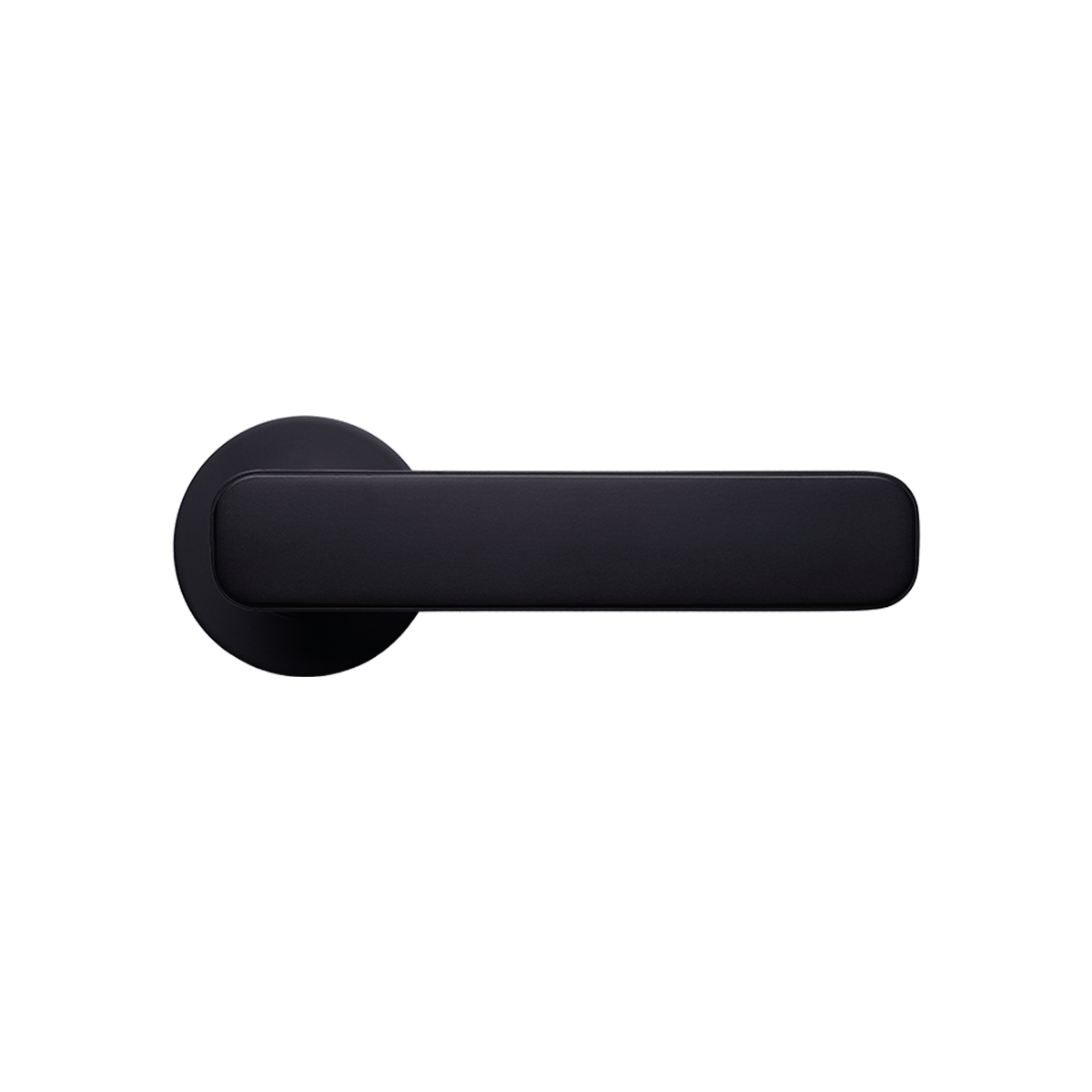 Momo Aspen Solid Brass Mortice Lock Privacy Lever Set In Matt Black (1)