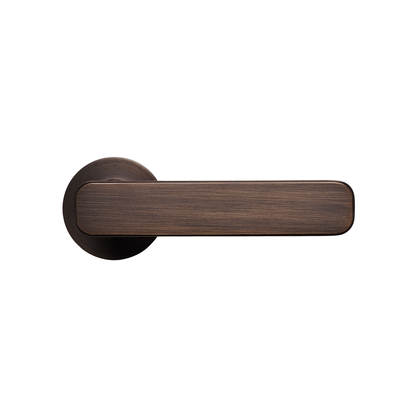 Momo Aspen Solid Brass Tubular Latch Passage Lever Set In Bronze (1)