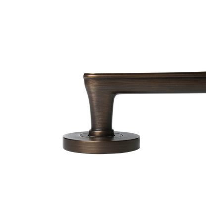 Momo Aspen Solid Brass Tubular Latch Passage Lever Set In Bronze (3)