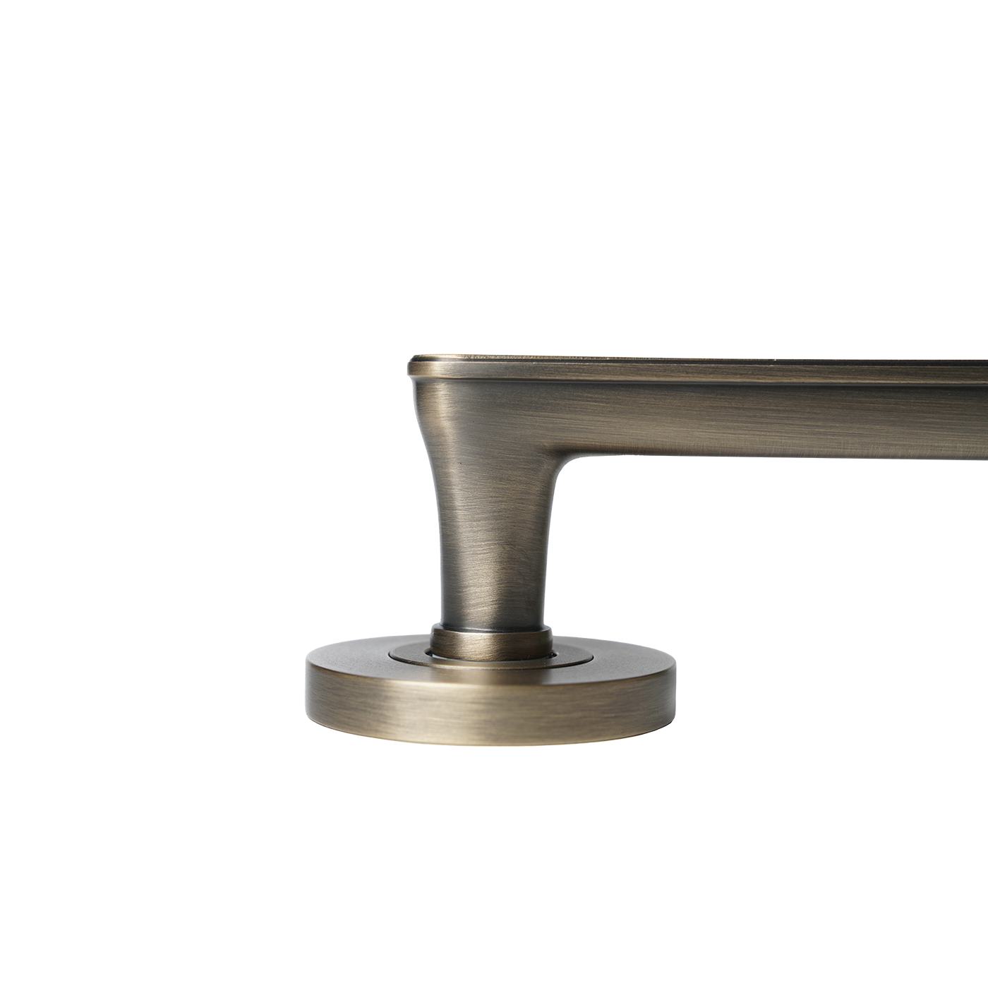 Momo Aspen Solid Brass Tubular Latch Privacy Lever Set In Dark Brushed Brass (3)