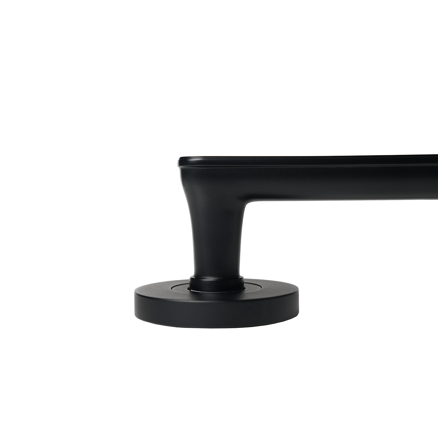 Momo Aspen Solid Brass Tubular Latch Privacy Lever Set In Matt Black (3)