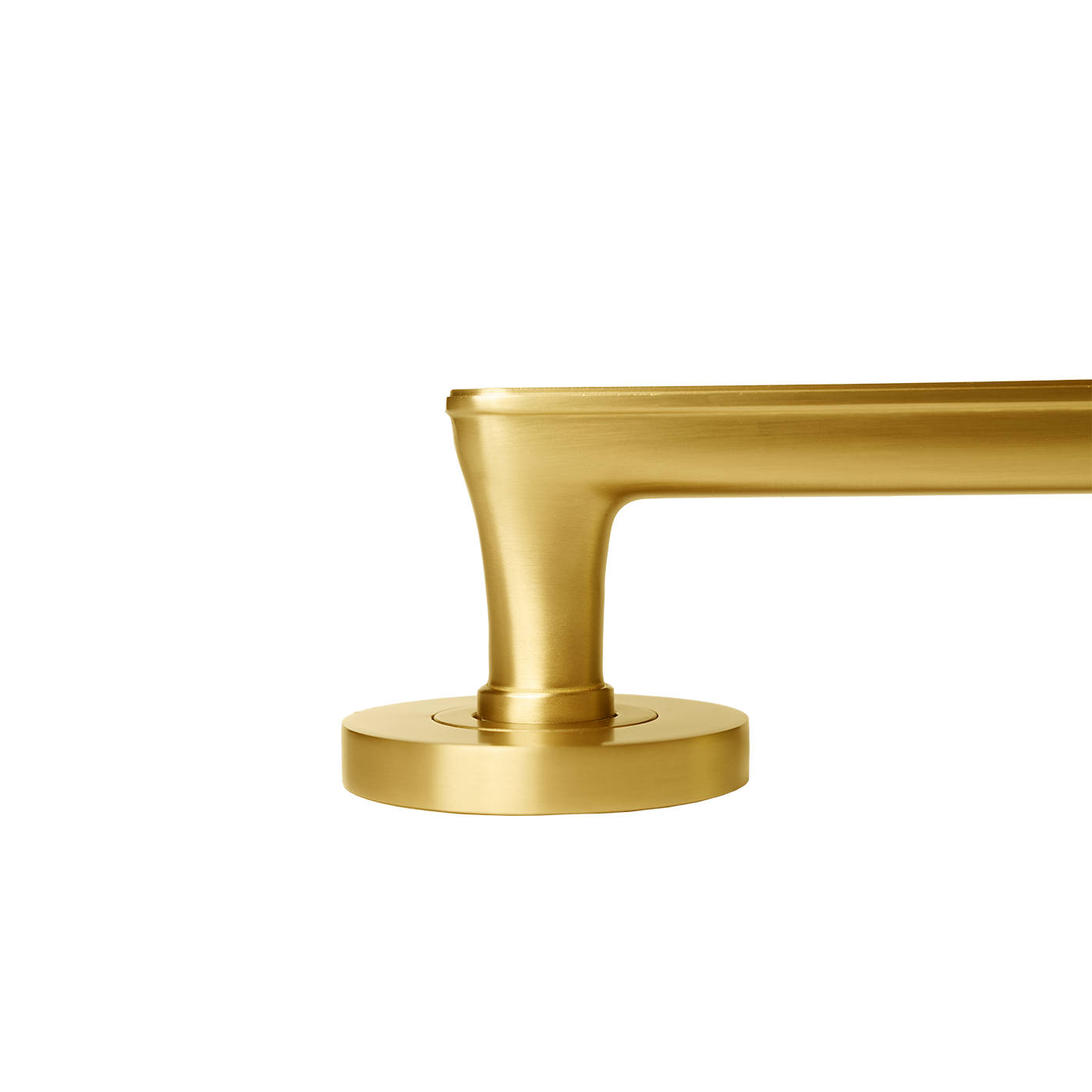 Momo Aspen Solid Brass Mortice Lock Passage Lever Set In Brushed Satin Brass (3)