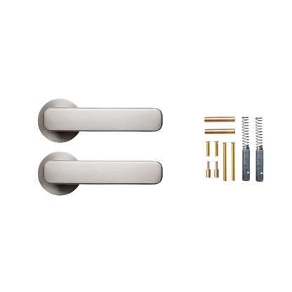 Momo Aspen Lever Handle Set Dull Brushed Nickel (1)