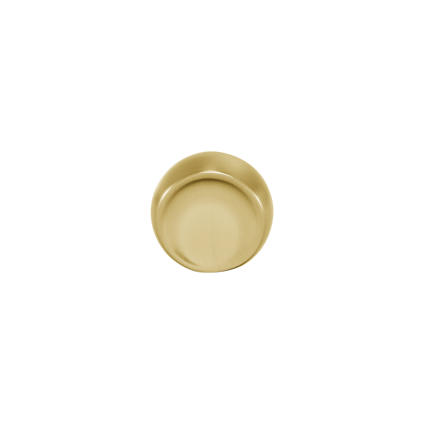 Momo Ball Knob  24mm in Brushed Matt Brass (1)